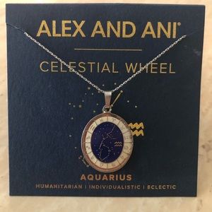 Alex & Ani Aquarius Zodiac Necklace